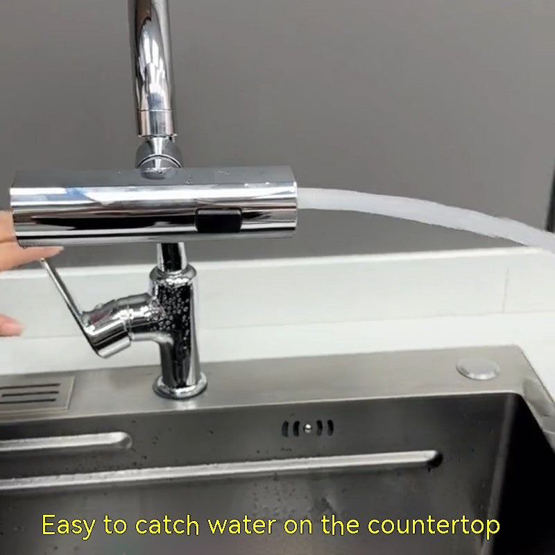 Kitchen Faucet Waterfall Outlet Splash Proof