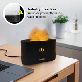 RGB Flame Humidifier and Aroma Diffuser