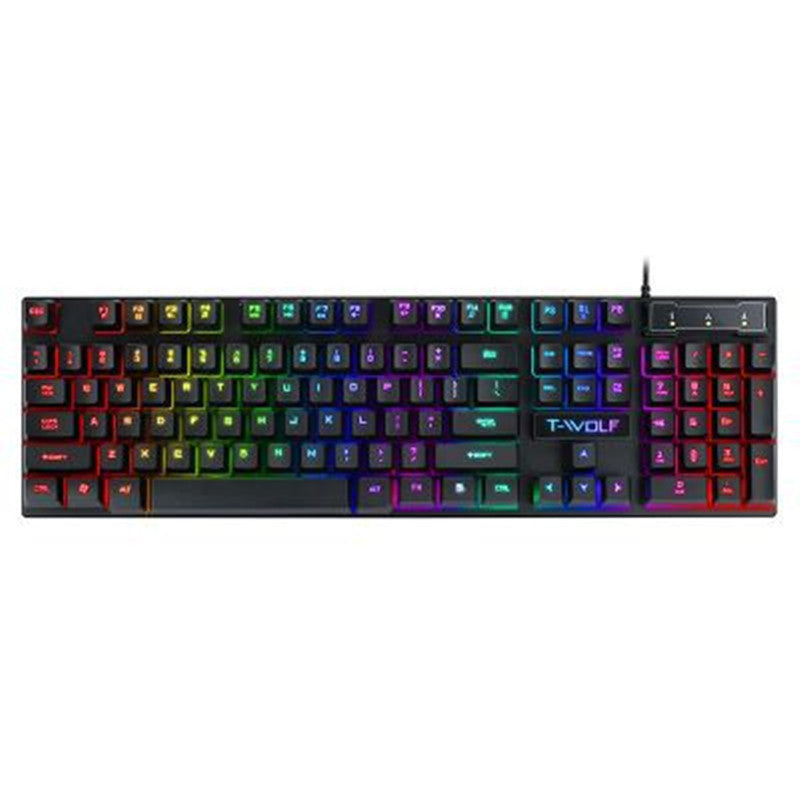 Gaming Usb Luminous Wired Keyboard Floating