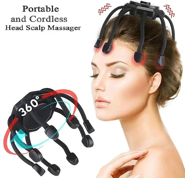 Electric Octopus Claw Head Massager