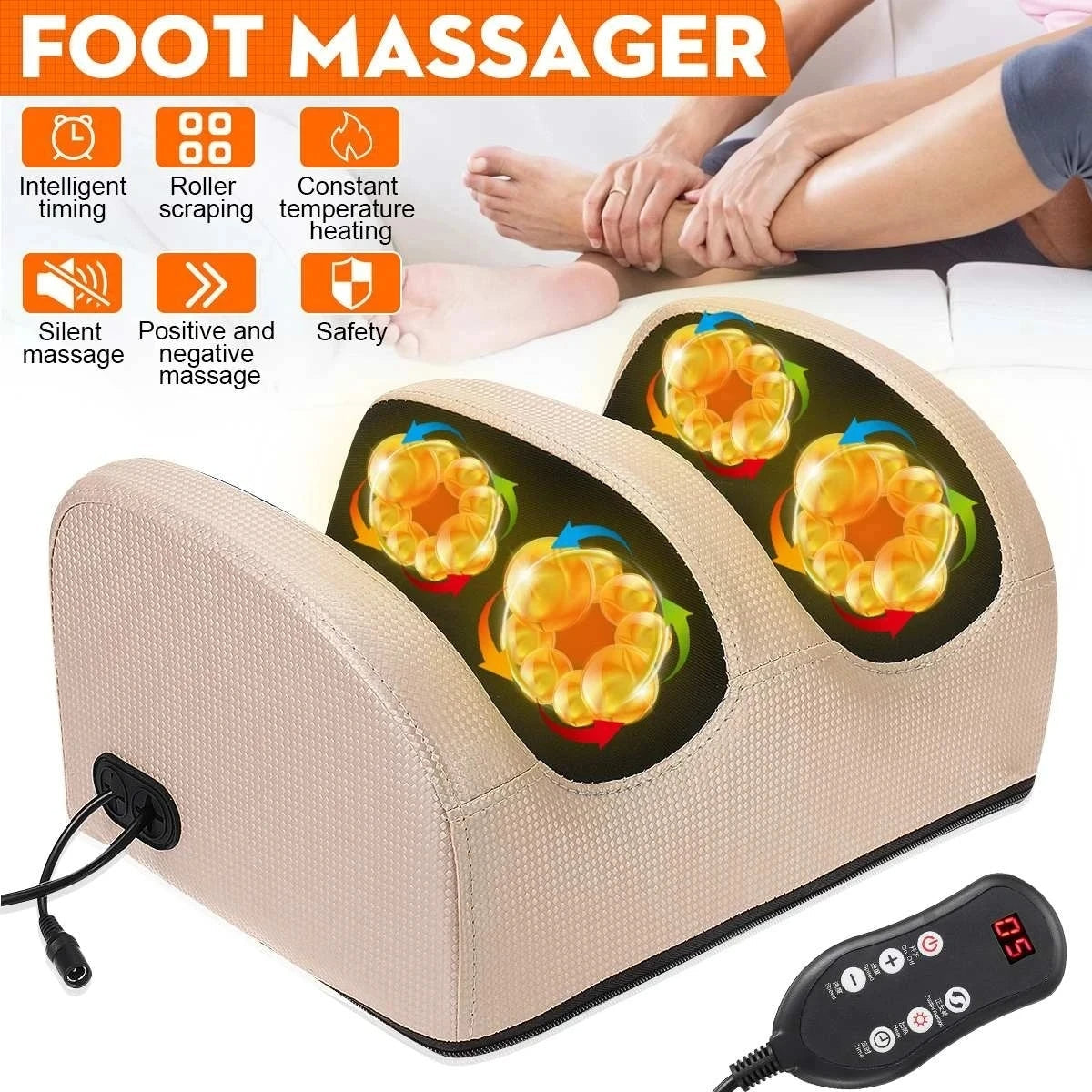 Hot Compression Electric Foot Massager