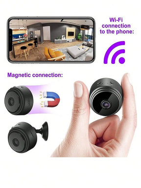 1080P HD Mini WiFi Camera for Home Office Included Sound Detector and Night Vision