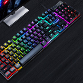 Gaming Usb Luminous Wired Keyboard Floating