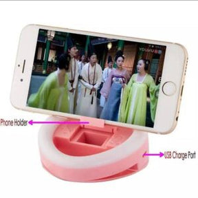 Rechargeable Fill Light Camera Enhancing Photography Selfie Ring