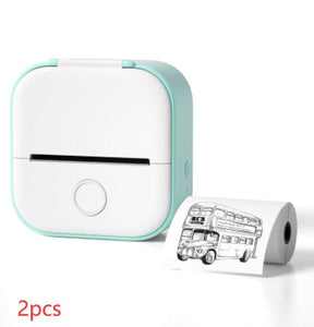 Portable Mini Thermal Label Printer Home Photo