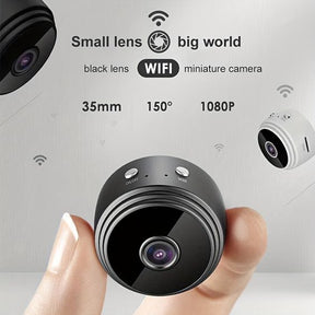 1080P HD Mini WiFi Camera for Home Office Included Sound Detector and Night Vision