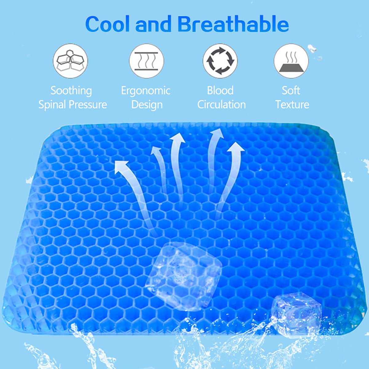 CloudCushion™ | Premium Gel Seat Cushion