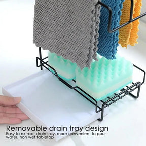 Wall Mounted Rag Drain Shelf