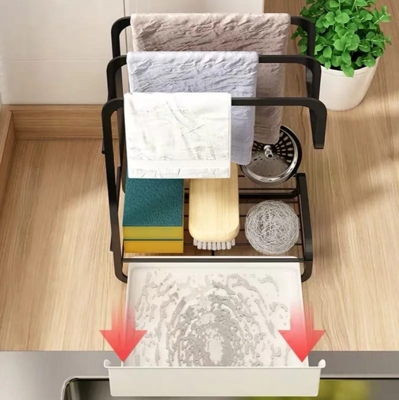 Wall Mounted Rag Drain Shelf