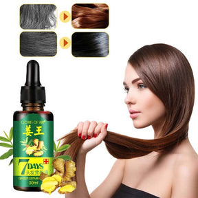 7 Day Ginger Germinal Oil Hair Nutrient Solution Hair Growth