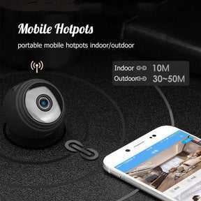 WiFi Mini Camera HD 1080p Wireless Video Recorder Voice Recorder Security Monitoring Camera Smart Home For Infants And Pets