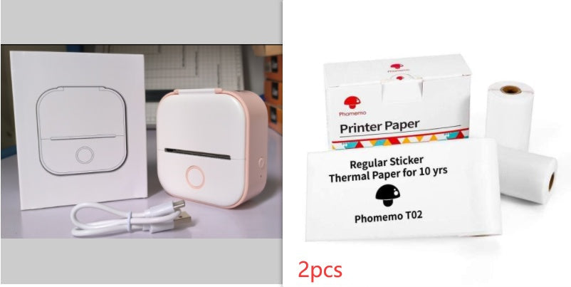 Portable Mini Thermal Label Printer Home Photo