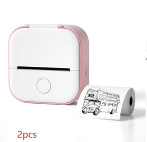 Portable Mini Thermal Label Printer Home Photo