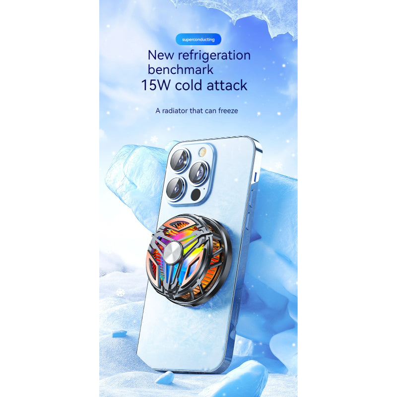 GT31 Semiconductor Magnetic Mobile Cooling Fan With Real Instant Refrigeration Technology