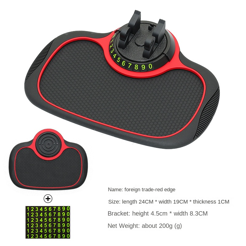 Multi-Functional Car Anti-Slip Mat with 360 Phone Holder