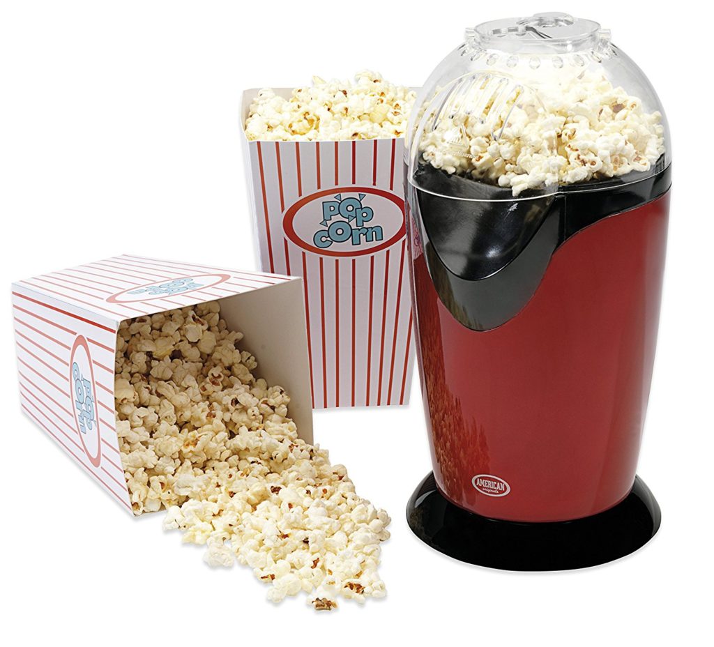 Popcorn Maker Oil Free Popcorn Maker Hot Air Popping Popcorn Maker for Kids Portable Popcorn Maker