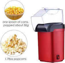 Popcorn Maker Oil Free Popcorn Maker Hot Air Popping Popcorn Maker for Kids Portable Popcorn Maker