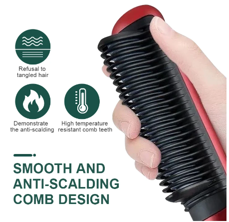 Hair Straightener Brush Set Comb Hair Curly Detangling Brush